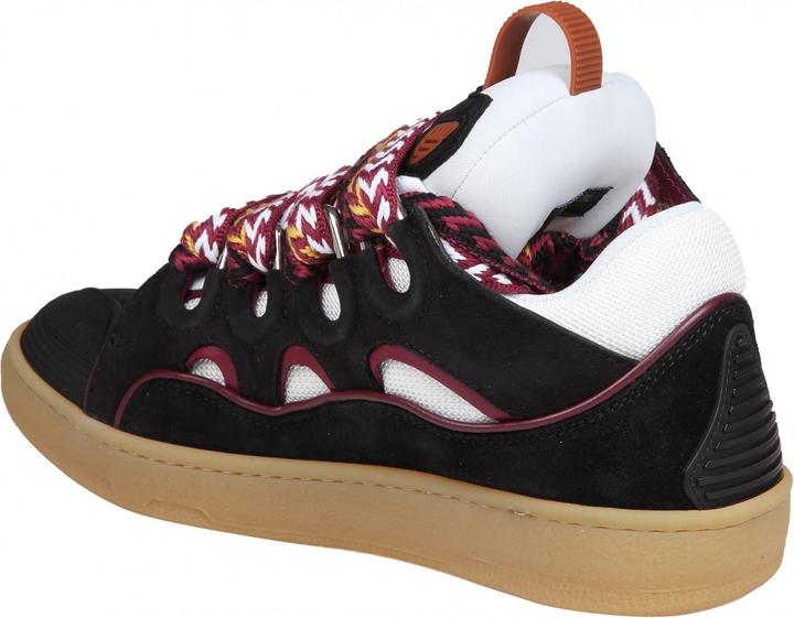Immagine prodotto Lanvin sneakers a cordolo in pelle e camoscio bianco e bordeaux (44)