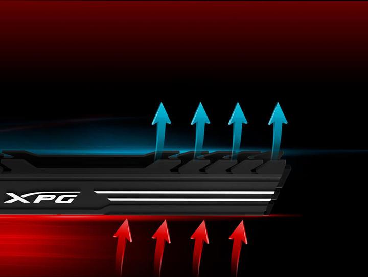 Actual product image XPG GAMMIX D10 memory module GB DDR4 (1 x 16GB, 3600 MHz, DDR4-RAM, DIMM)