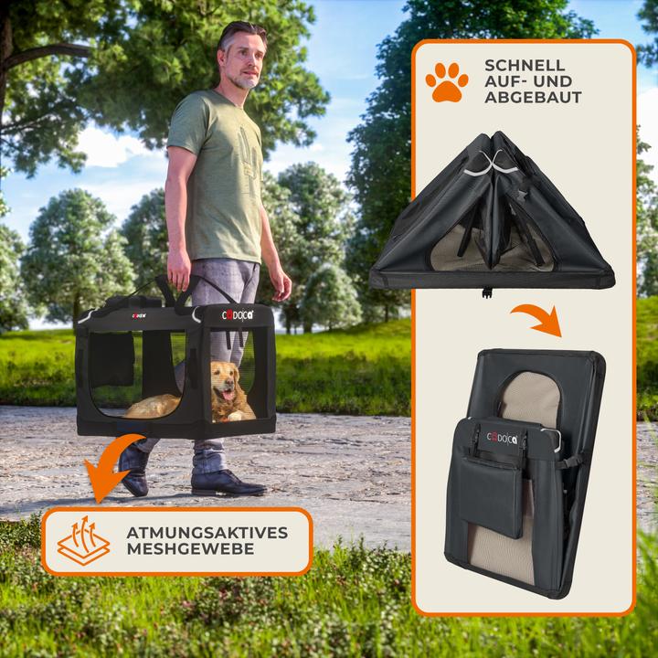 Actual product image Cadoca Transport box (Dog, Cat, Foldable)