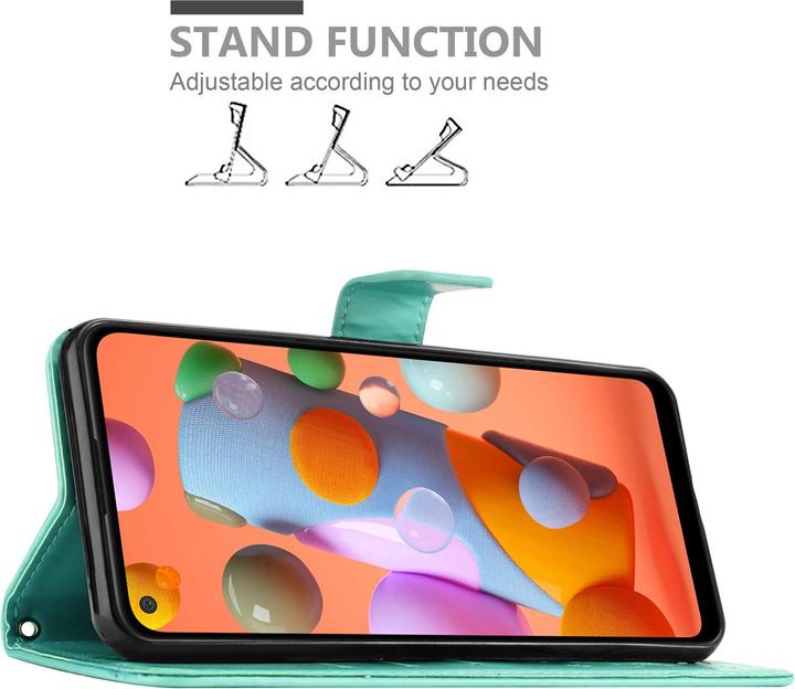 Actual product image Cadorabo Flower Book Cover (Samsung Galaxy M11, Samsung Galaxy A11)
