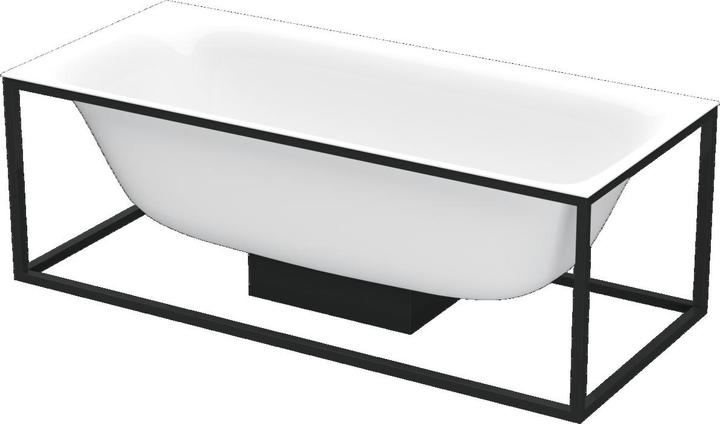 Bette Lux Shape rectangular bathtub free-standing 170x75x45cm, 2 sloping backs, 3451- (156 l, 170 cm, 75 cm)
