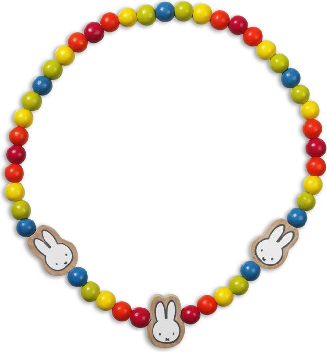 Produktbild Bambolino Toys Holzperlenkette Miffy (Gummibaumholz)