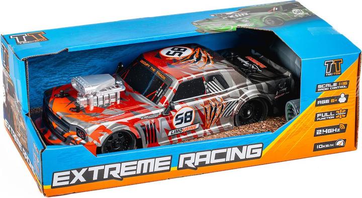 Immagine prodotto Tec-Toy Extreme Racing R/C 1:16 2.4G 3.7V Li-ion, arancione