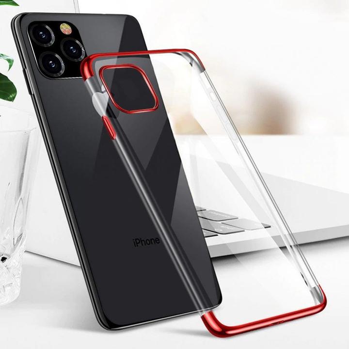 Produktbild Hurtel Clear Color Case Gel TPU Electroplating frame Cover for Samsung Galaxy A22 4G blue (Samsung Galaxy A22)