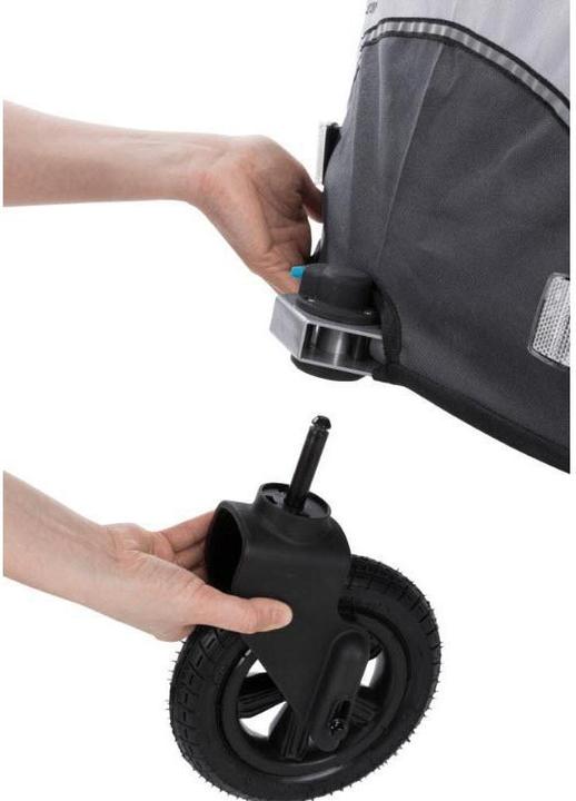 Actual product image Trixie Jogger front wheel for bicycle trailer (Dog, Foldable)