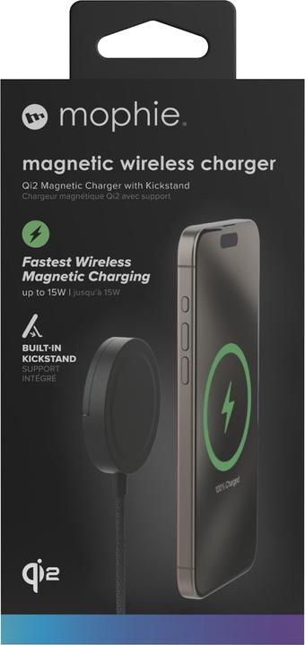 Immagine prodotto mophie Supporto per caricabatterie wireless nero (15 W)