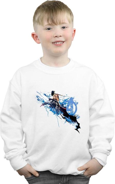 Actual product image Boys Avengers Thor Splash Sweatshirt (140, 146)
