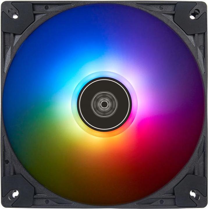 Actual product image Silverstone SST-VS140B-ARGB - VISTA Performance enhanced 140mm PWM ARGB fan, black (140 mm, 1 x)