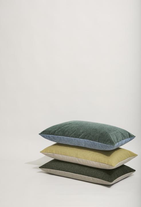 Produktbild Hübsch Bliss Kissen Grün/Blau (50 x 80 cm)