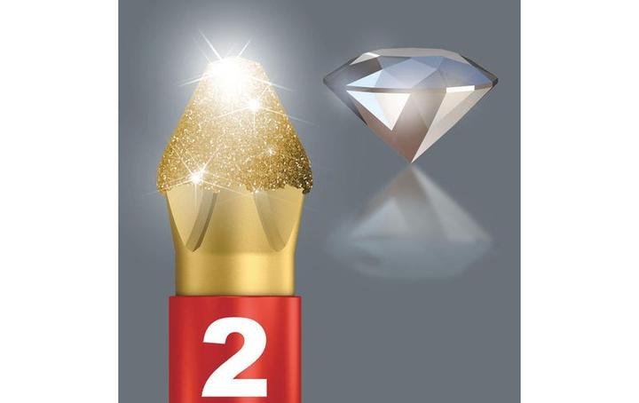 Productafbeelding Wera Bit gezet (Kruis Phillips PH M1, Phillips kruis PH M2, Kruis Pozidriv PZ M1, Kruis Pozidriv PZ M2)