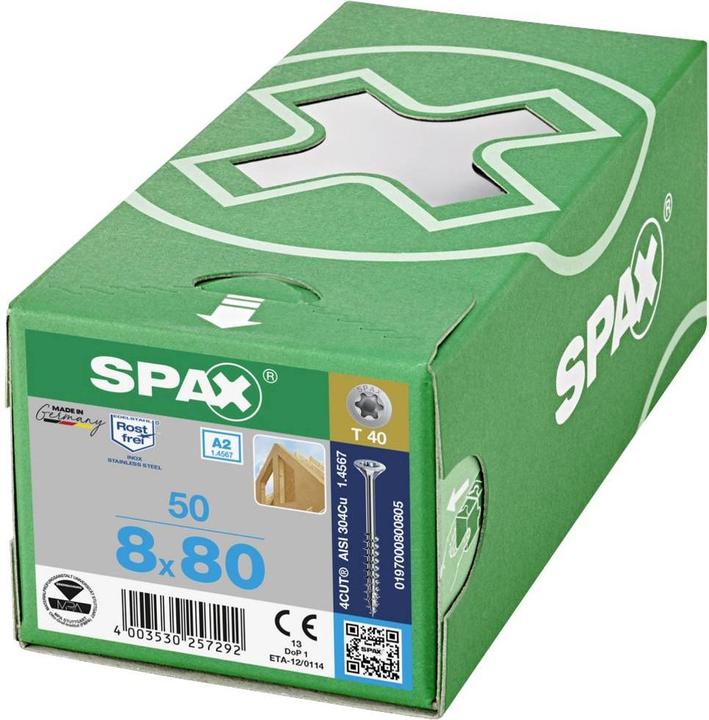 Productafbeelding Spax Houtbouwschroeven (50 Schroeven per stuk)