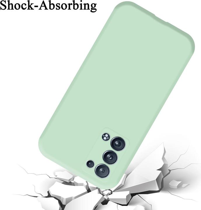 Actual product image Cadorabo Bumper TPU Liquid Silicone Case (Oppo Reno 6 Pro 5G)