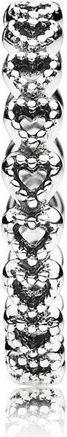 Actual product image Pandora Row Hearts (52, 925 Silver)