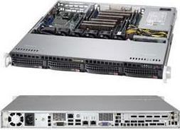 Actual product image Supermicro 1U CHASSIS 4X3.5HS SAS3/SATA3