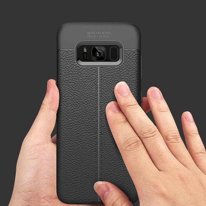 Image du produit Cadorabo TPU Cover similicuir structure (Samsung Galaxy S8+)