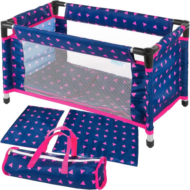 Actual product image Kinderplay Puppenreisebett für Baby Born & Baby Annabell Puppen