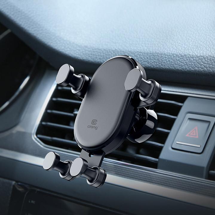 Actual product image Crong Gravity Auto-Lock CRG-CH5-BLK car mount