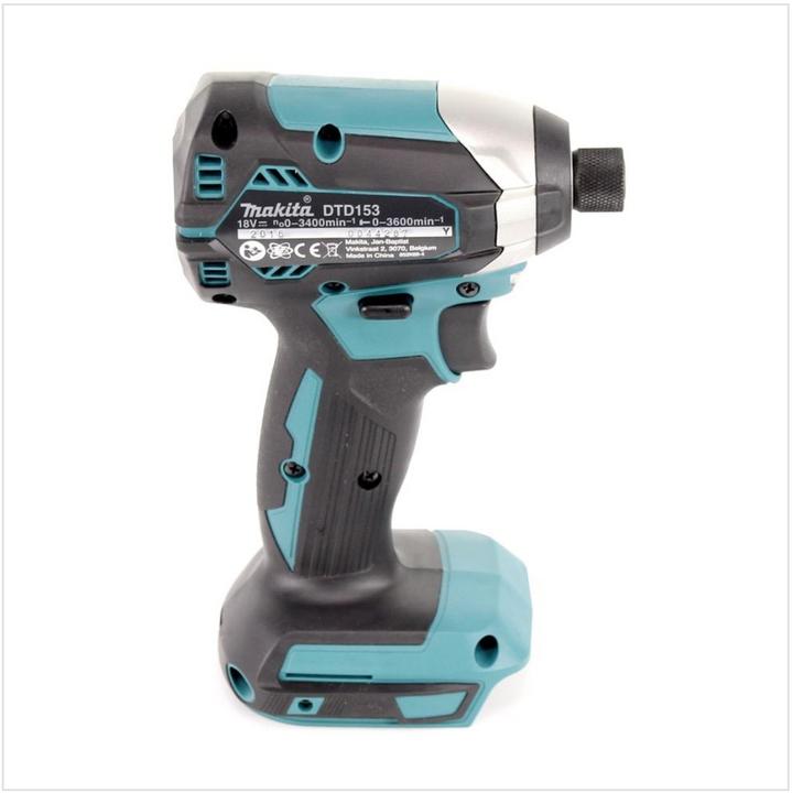 Image du produit Makita DTD 153 ZJ 18V Brushless Visseuse à choc sans fil + Coffret Makpac - sans Batterie, ni Charge (Fonctionnement sur batterie)