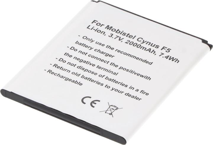 AccuCell Batteria per Mobistel Cynus F5 Batteria BTY26184, MT-8201B, MT-8201S, MT-8201W
