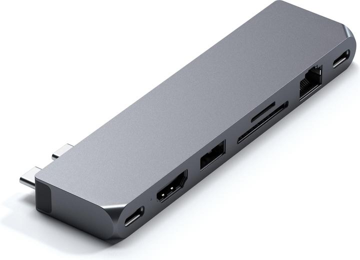 Actual product image Satechi Dual USB-C Pro Hub Max (USB-C, 7 Ports)
