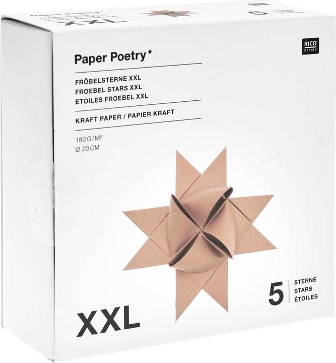 Immagine prodotto Rico Design Stelle di Fröbel XXL (180 g/m², 5 x)