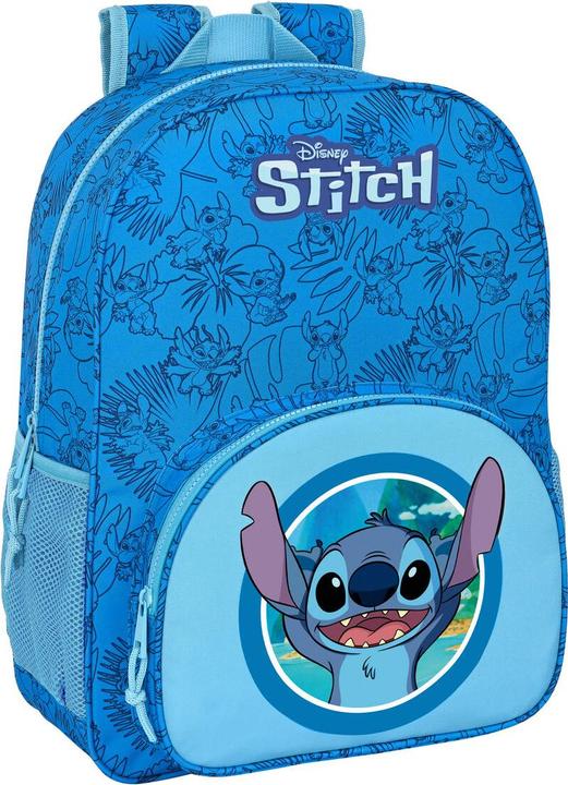 Stitch Sac à dos scolaire Bleu 33 x 42 x 14 cm
