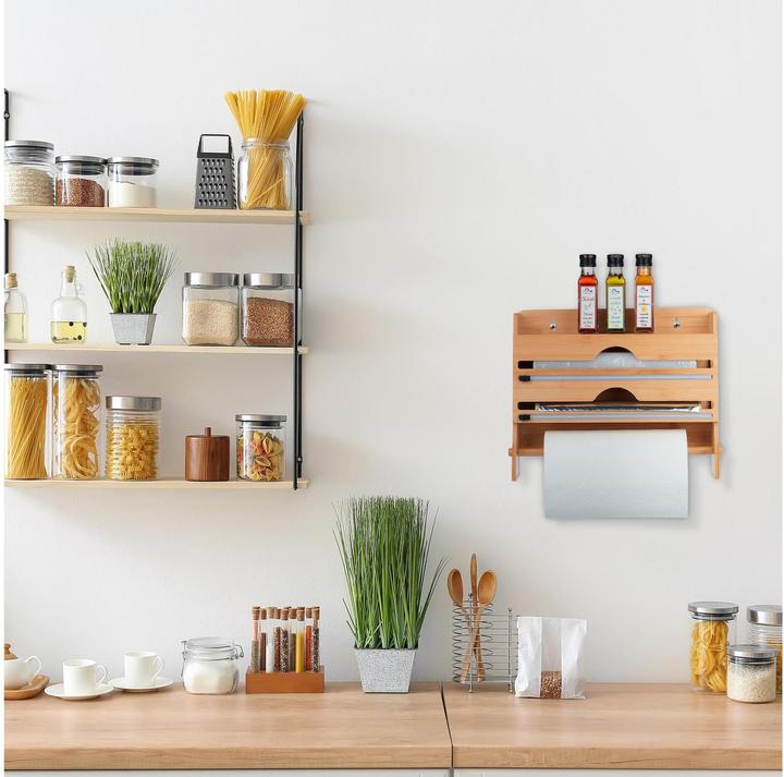 Image du produit Relaxdays Porte-rouleau mural
