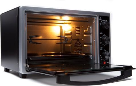 Produktbild Camry Elektrischer Backofen schwarz silber 35L