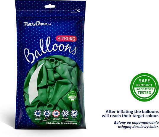 Actual product image Partydeco Strong Balloons 12cm, Pastel Green (1 pkt / 100 pc.) (100 x)