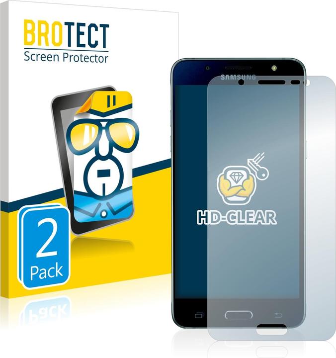 Produktbild BROTECT Schutzfolie Displayschutz Klar (2 Stück, Samsung Galaxy J5 (2016))
