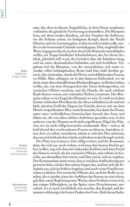 Produktbild Die Marquise von O (Deutsch, Heinrich von Kleist, 2020)