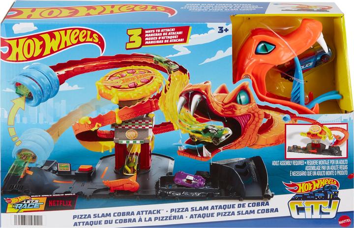 Image du produit Hot Wheels City Cobra Slam Pizza Attack