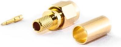 Actual product image Varia SMA Male Connector for HDF200 Cable, Crimp Version