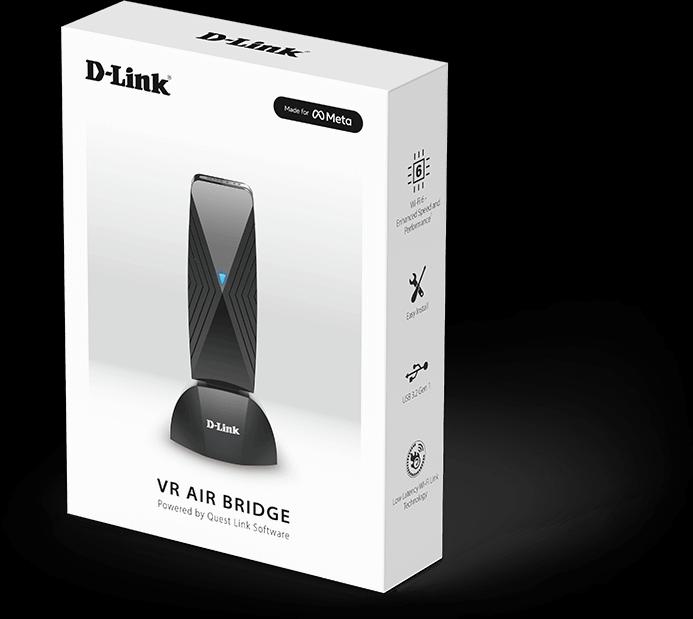 Actual product image D-Link DWA-F18 Air Bridge for Meta Quest