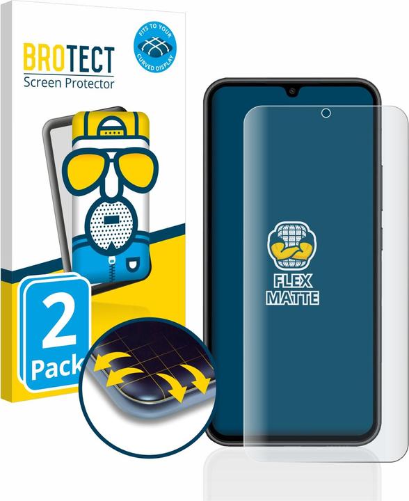 Image du produit BROTECT Full-Cover Protection Mat (2 pièce(s), Samsung Galaxy A34 5G)