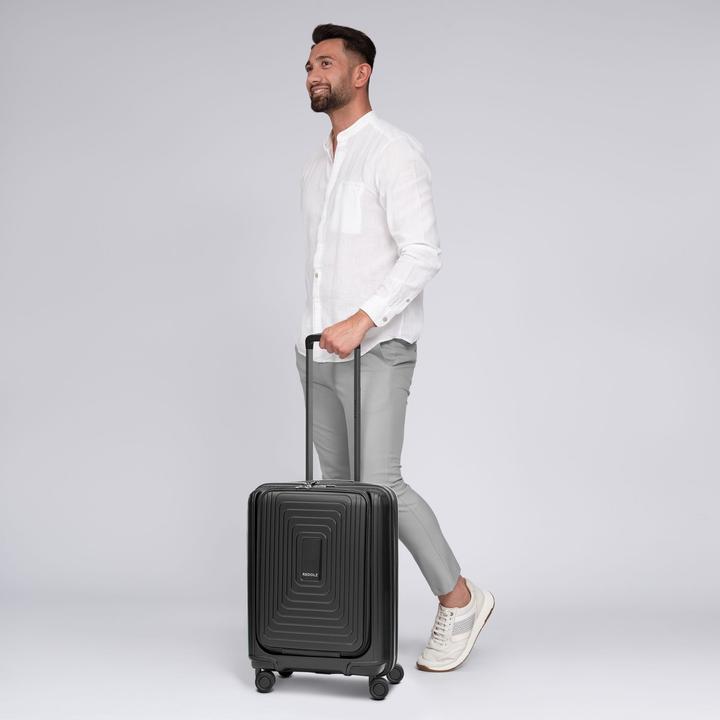 Immagine prodotto Redolz Essentials 14 trolley da cabina a 4 ruote 55 cm scomparto per laptop con piega di espansione (45 l, Bagaglio a mano (fino a 50 litri))