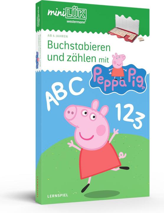 Actual product image miniLÜK. Spelling and counting set with Peppa Pig (German)