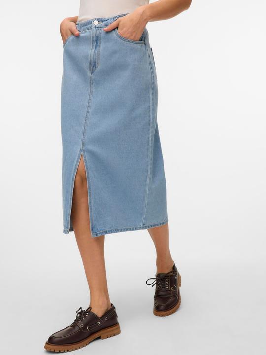 Produktbild Vero Moda VMVERI Hohe Taille Midirock Jeansrock (L)