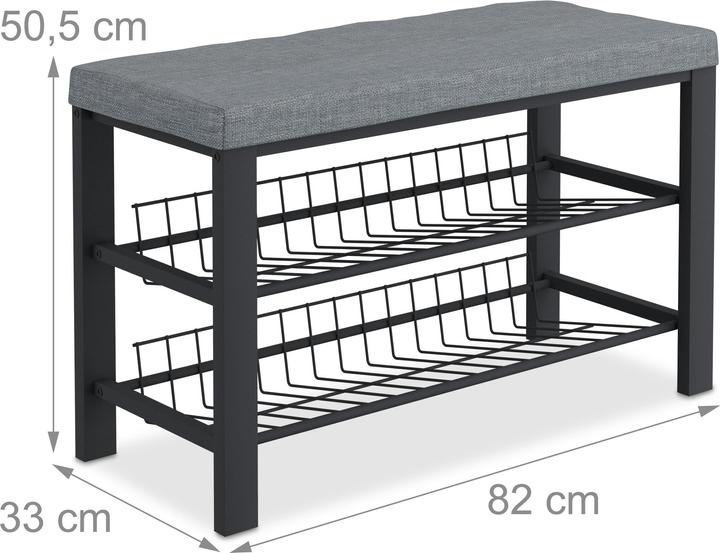 Immagine prodotto Relaxdays Panca con-scarpiera
