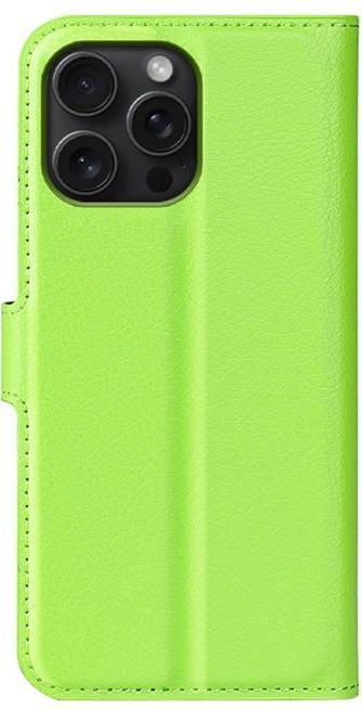 Actual product image MU Classic Litchi Leather Bookcover Series (Apple iPhone 16 Pro Max)