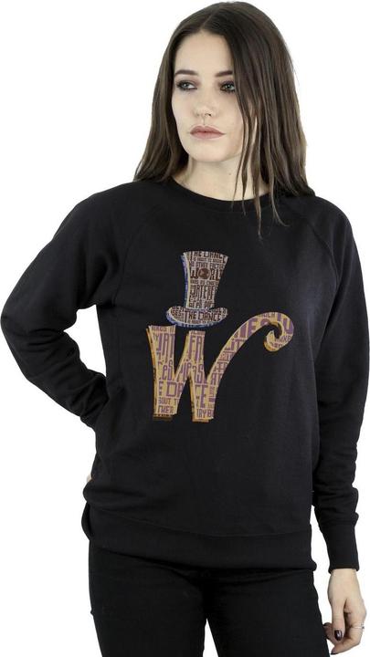 Produktbild Willy Wonka & the Chocolate Factory W Logo Hat Sweatshirt (M)