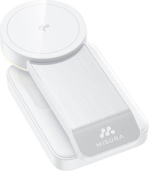 Produktbild Misura MH10 3-in-1 Faltbare Kabellose Ladestation - WHITE (30 W)