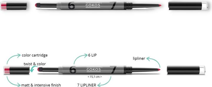 Image du produit Gokos Lipdesigner (6703 Vague de chaleur)