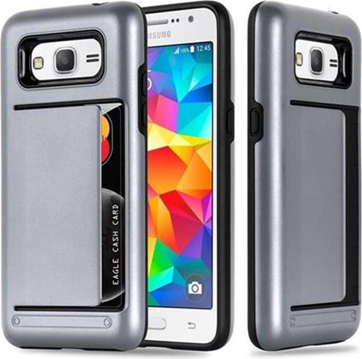 Actual product image Cadorabo Hybrid shield cover with card pocket (Samsung Galaxy Grand Prime)