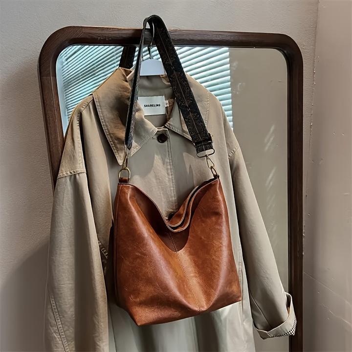 Produktbild Only-Bags.Store Vintage grosse Kapazität Hobo Tasche, Retro-Schulter-Tasche, Frauen Bohemian Handtasche & Geldbörse