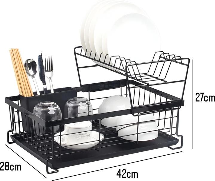 Produktbild Cheffinger Geschirrabtropfer mit Besteckeinsatz