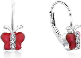 Moiss Gentle silver earrings Butterflies E0000670 (L)