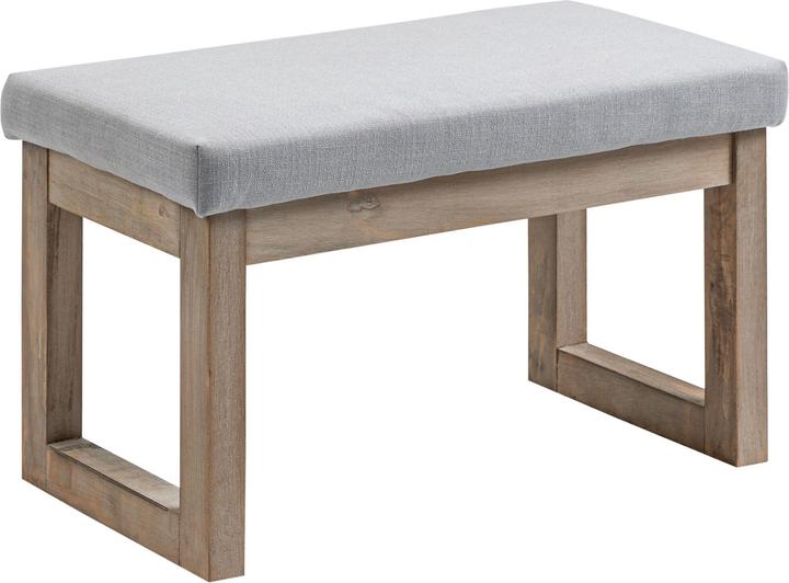 Homcom Repose-pieds avec pieds en bois massif