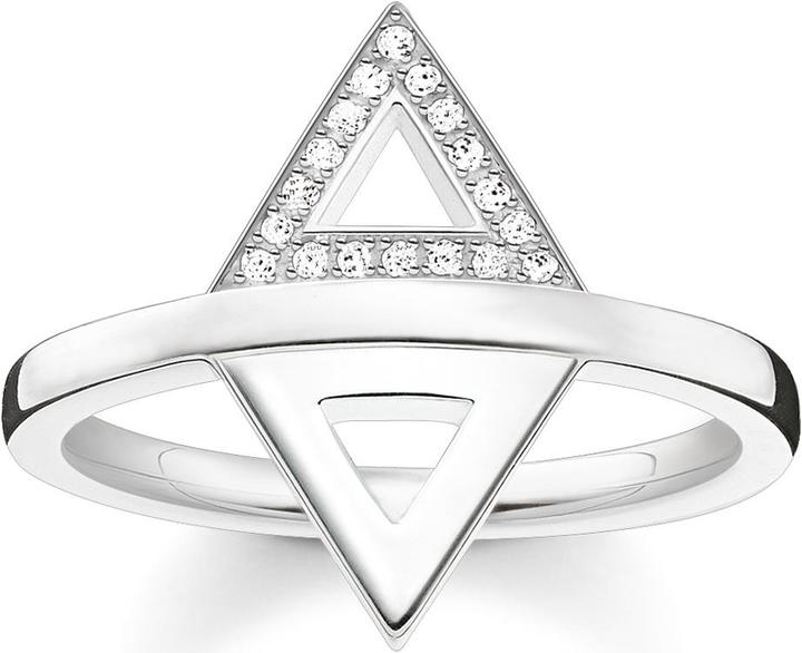 Actual product image Thomas Sabo Ring Triangle (54, 925 Silver)
