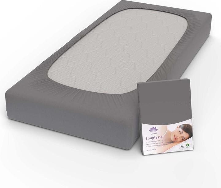 Produktbild Lotus Bettwaren Jersey Fixleintuch Souplesse (120 x 200 cm)